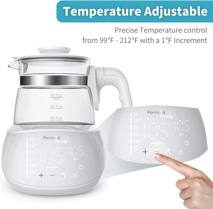 Temperature Control Water Kettle (White)