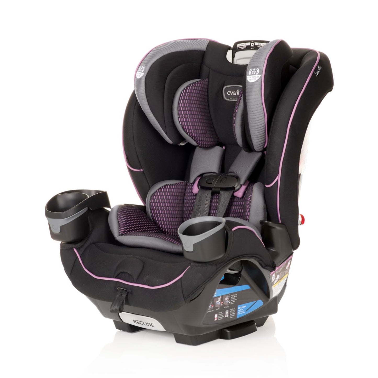 Evenflo EveryFit/All4One 3-in-1 Convertible Car Seat (Augusta Pink)