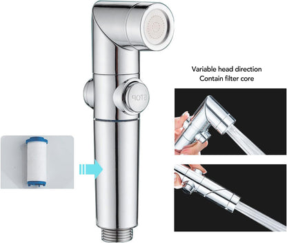 TOPINCN Bidet Attachments Sprayer Headd Replacement Toilet Handheld Bidet Sprayer Cloth Bathroom Diaper Sprayerfor Washing Gardening Car Washing Floor Cleaning