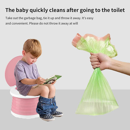 SunnySmile portable, foldable potty seat for toddler, Training Toilet Seat Emergency Toilet for Car, Camping, Outdoor, indoor (grey, small)