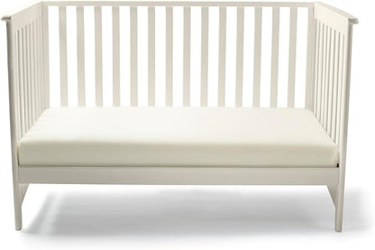 Naturepedic Organic Crib Mattress Sheet - Crib Fitted Sheet for Standard Crib Mattress - Soft and Breathable Cotton Crib Sheet - Ivory - 52"x28"