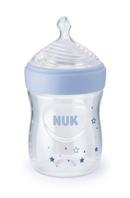 NUK Simply Natural Baby Bottles with SafeTemp Gift Set - Includes 4 Bottles