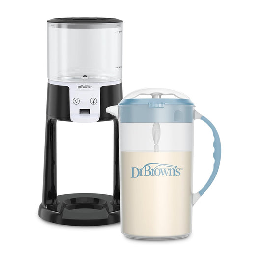 Dr. Brown's Insta-Prep Warm Water Dispenser with Baby Formula Mixing Pitcher, 36oz Blue