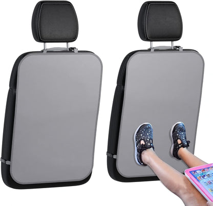 lebogner Back Seat Cover for Kids, 2 Pack X-Large Waterproof Kick Mats Backseat Protector, Durable Car Seat Back Protectors for Vehicles to Protect from Dirt, Mud & Scratches, Fits Most SUVs and Vans