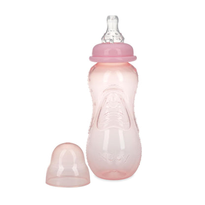 Nuby Non-Drip Standard Neck Baby Bottles - 10 oz (3 Pack) - Vari-Flo Flow Control Nipple - Anti-Colic Air System - 0+ Months