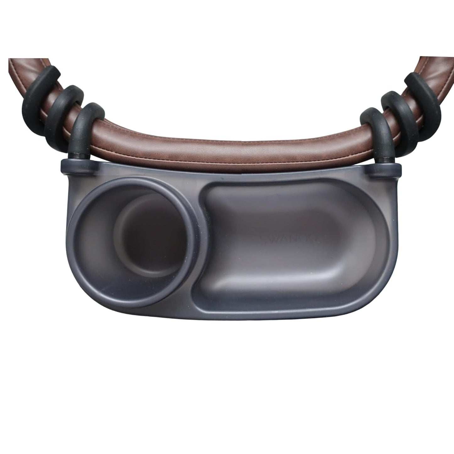 Swanoo Universal Stroller Snack Tray | Compatible With Nuna Mockingbird Bugaboo Uppababy | Stroller Bumper Bar Tray Attachment with Cup Holder | Baby Toddler Disneyland Essentials Stroller Accessories