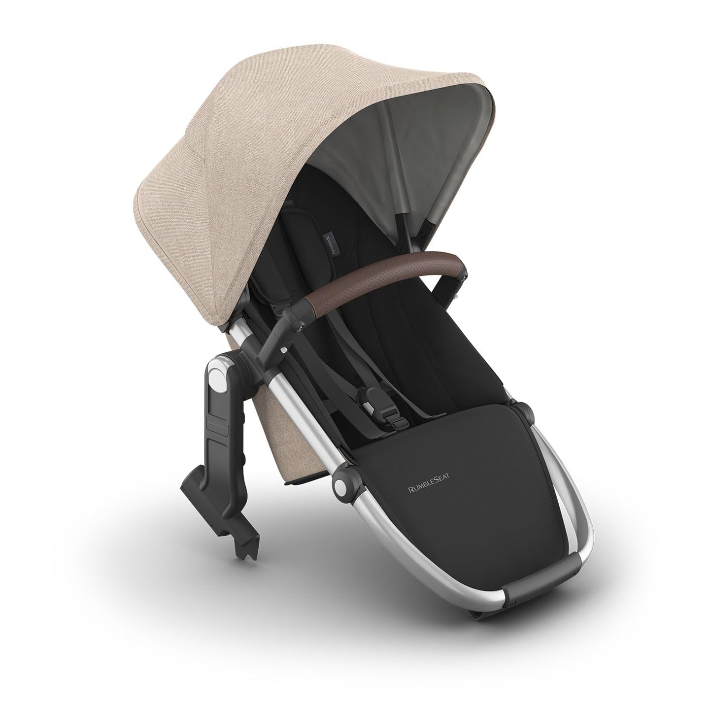 UPPAbaby RumbleSeat V3 Second Lower Seat - Compatible with Vista V2 and Vista V3 - All-Weather Seat + Magnetic Buckle – Adapters Included -Owen (Mocha Mélange)