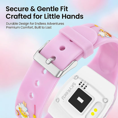 Potty Training Watch for Toddlers, Cute Apple-Shaped Design with 5 Timing Modes (30-180min), Music & Flash Reminders, Magnetic Charging, Compact Screen, Splash-Proof, Gifts for 3-7 Year Old Girls Boys