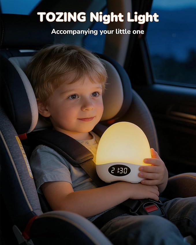 Egg Night Light for Nursery, Portable Rechargeable Baby Nightlight with Touch Control & RGB Color Changing, Dimmable Breastfeeding Lamp with Timer, Cute Wireless Night Light, Newborn Essentials