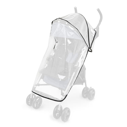 Ingenuity 3D Mini Stroller Rain Cover, Baby Weather Shield for Rain, Wind & Snow, Fits 3D Mini Strollers, Vented Airflow, Clear Visibility, Easy Install & Storage – Clear
