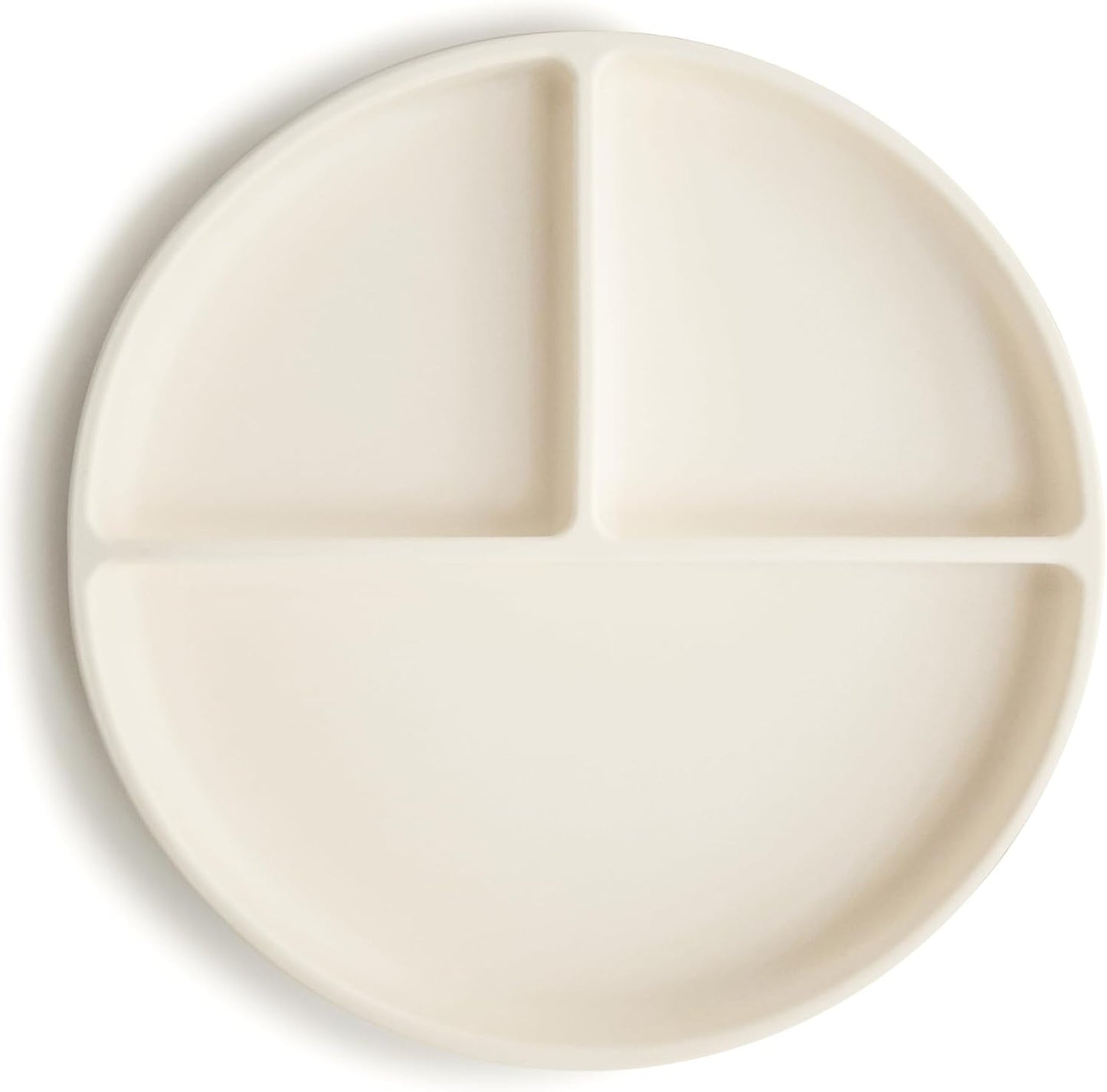 mushie Silicone Suction Plate | BPA-Free Non-Slip Design (Soft Lilac)