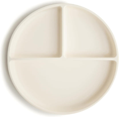 mushie Silicone Suction Plate | BPA-Free Non-Slip Design (Soft Lilac)
