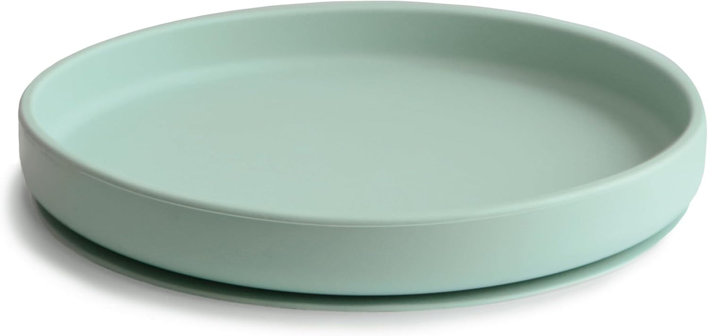 mushie Classic Silicone Suction Plate | BPA-Free Non-Slip Design (Daffodil)
