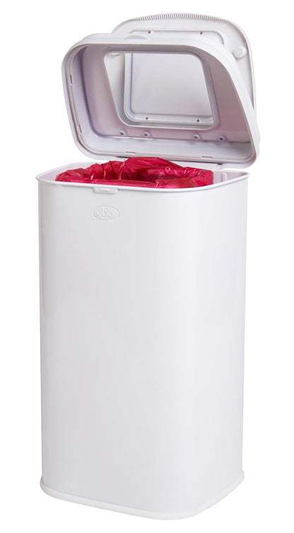 Ubbi Adult Diaper Pail, Stainless Steel Odor Locking, No Special Bag Required & On-The-Go Refill Bags, Lavender Scented, Value Pack of 36, Baby On The Go Diapering Essentials