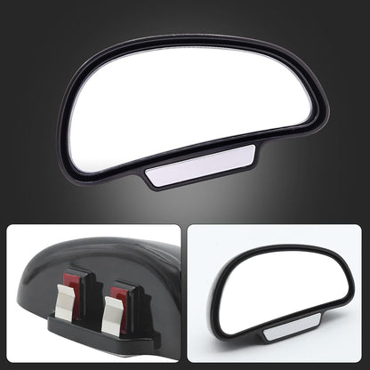 Blind Spot Mirror Adjustable 360 Degree Car Side Mirror, HD Glass Rear View Exterior Accessories Frame Thickness Less than 5MM for Car SUV (long-armed Right)