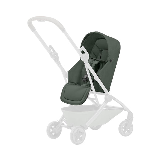 Joolz Aer2 Nest-to-Seat Accessory - Parent-Facing Compact Travel Stroller Seat for Newborn to Toddler (Up to 33 lbs) –Lightweight One-Hand Fold – Airplane Approved – Space Black (Chassis Not Included)