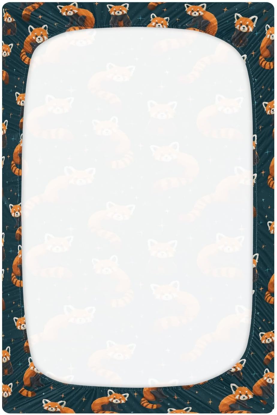 Baby Crib Sheet Cute Goose Flowers Crib Mattress for Boys and Girls Playard Sheet Soft Breathable Fitted Baby Mattress Cover 52x28in