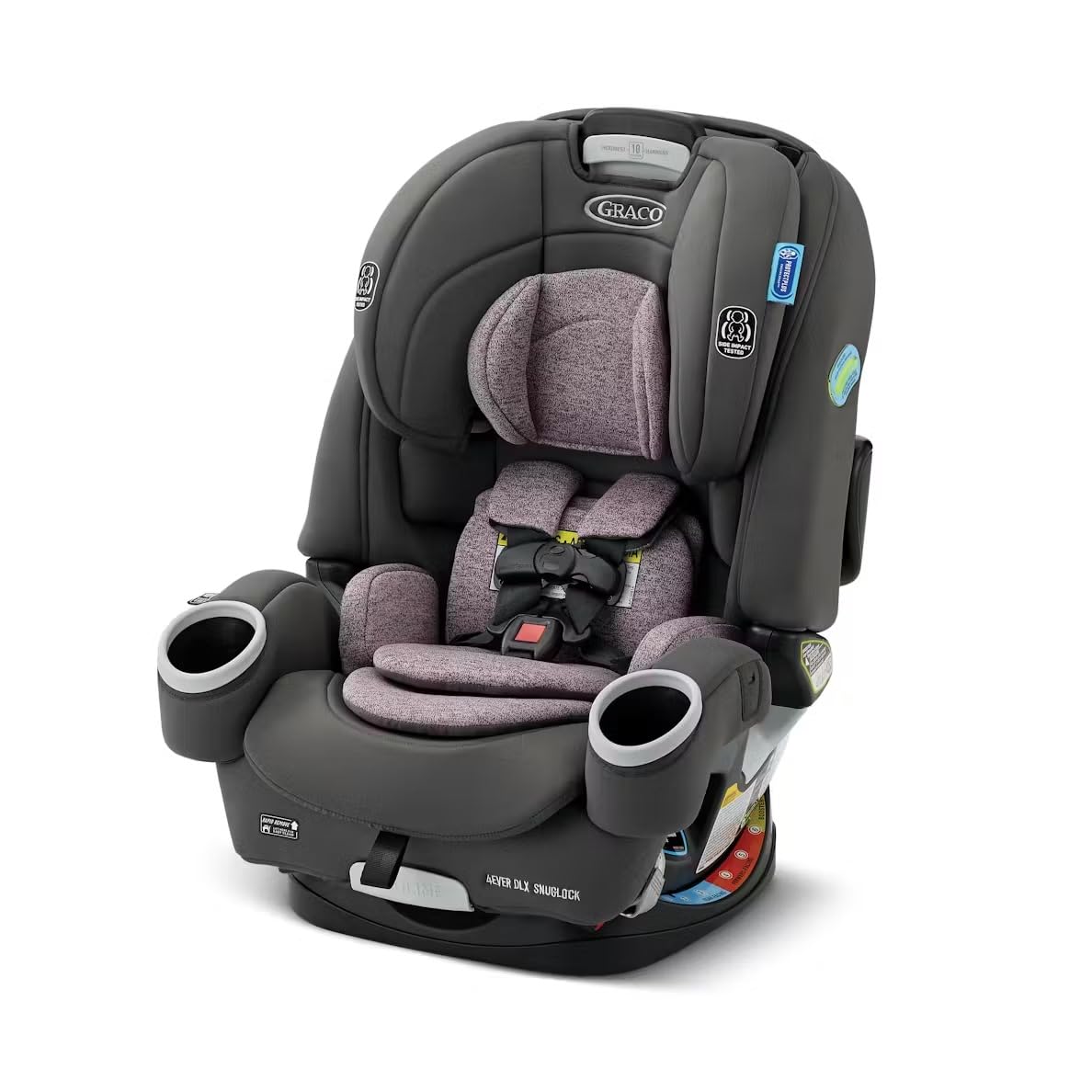 Graco® 4Ever DLX 4 in 1 Car Seat | Infant to Toddler Car Seat, Maven, Adaptable for 10 Years of Use, Size: 20x21.5x24 Inch