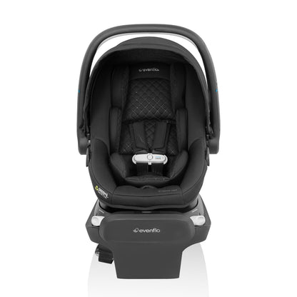 Evenflo Revolve180 LiteMax NXT Rotating Rear-Facing Lightweight Preemie and Infant Car Seat 3-30lbs. with SensorySoothe. Easy Install with Base (Agate Purple)