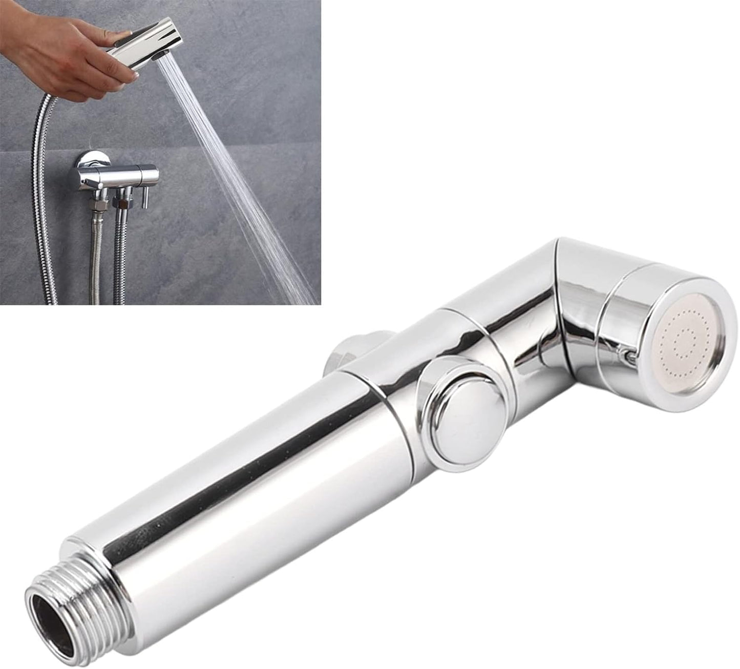 TOPINCN Bidet Attachments Sprayer Headd Replacement Toilet Handheld Bidet Sprayer Cloth Bathroom Diaper Sprayerfor Washing Gardening Car Washing Floor Cleaning