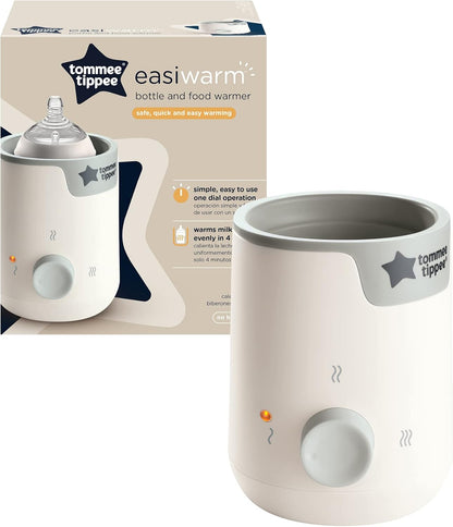 Tommee Tippee Baby Bottle and Food Warmer, Warms Breast Milk, Formula, Jars and Pouches to Body Temperature in Minutes, Automatic Timer, Touch Settings, White