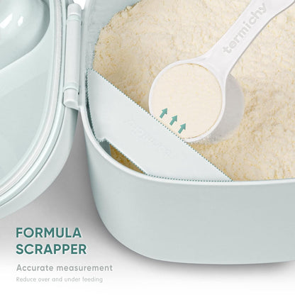 Termichy Baby Formula Dispenser, Portable Formula Dispenser Container with Scoop and Carry Handle for Travel Outdoor Activities for Baby Infant, 500ml