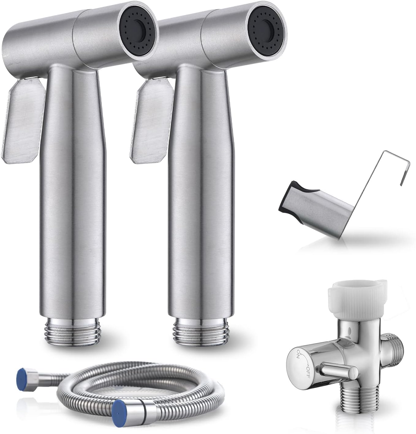 BRITULIF Handheld Bidet Sprayer for Toilet, Jet Sprayer for Toilet Muslim Shower, Adjustable Cloth Diaper Sprayer Bidets Attachment for Toilet, Toilet Bidet Sprayer with Bidet Hose for Feminine Wash