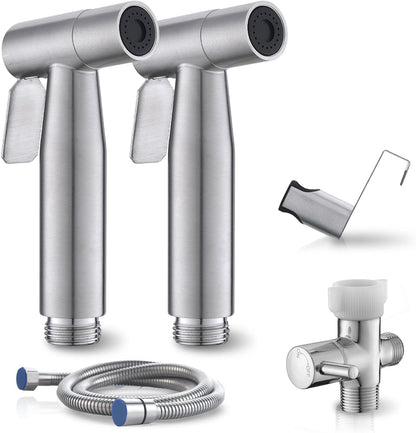 BRITULIF Handheld Bidet Sprayer for Toilet, Jet Sprayer for Toilet Muslim Shower, Adjustable Cloth Diaper Sprayer Bidets Attachment for Toilet, Toilet Bidet Sprayer with Bidet Hose for Feminine Wash
