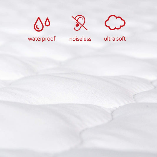 Pack and Play Mattress Pad, Compatible with Baby Trend Nursery Suite EZ-Fold Playard, Pack and Play Mattress Sheets Cover Protector Waterproof Soft Quilted
