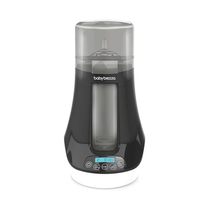 Baby Brezza Fast Baby Bottle Warmer - Baby Milk + Breastmilk Warmer Defroster – 2 Unique Temperatures for Breastmilk + Formula - Universal Fit for All Bottles, Bags + Jars