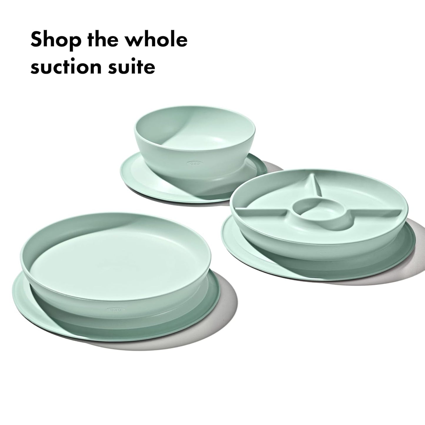 OXO Tot Stick and Stay Suction Plate - Blossom