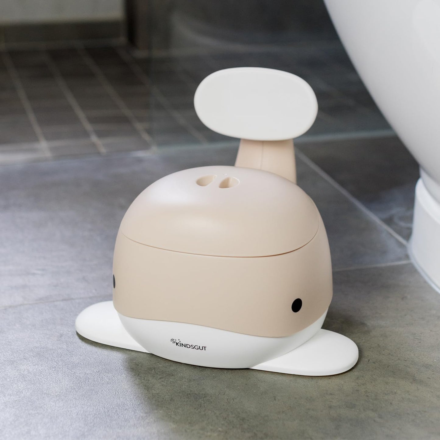Kindsgut Whale Potty Training Toilet – Ergonomic Toddler Potty for Boys & Girls, Designed in Germany, Non-Slip & Easy Clean, Pigeon Blue