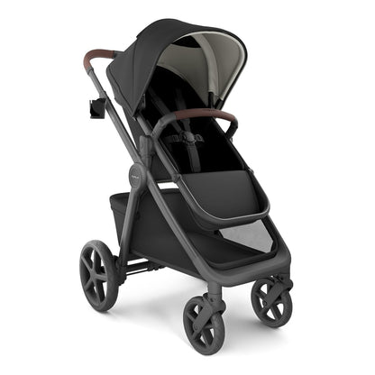 Mompush Ultimate2 Baby Stroller, Premium Convertible Full-Size Stroller for Toddler, Reversible Seat with One Hand Recline Adjustment, Car Seat Adapter Included
