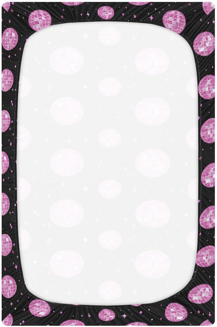 Baby Crib Sheet Cute Goose Flowers Crib Mattress for Boys and Girls Playard Sheet Soft Breathable Fitted Baby Mattress Cover 52x28in