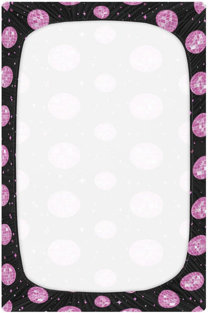 Baby Crib Sheet Cute Goose Flowers Crib Mattress for Boys and Girls Playard Sheet Soft Breathable Fitted Baby Mattress Cover 52x28in