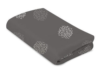 4moms Breeze Playard Sheets, Machine Washable, Soft, Plush, Waterproof Fabric, Grey Beads