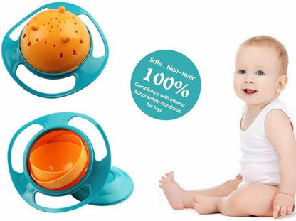 Berry President Baby Bowls with Suction Base, Spill-Proof Lid, Temperature-Sensing Spoon, Binaural Design Bowl for Babies Kids children Toddlers, First Stage Self Feeding (Pack of 3)