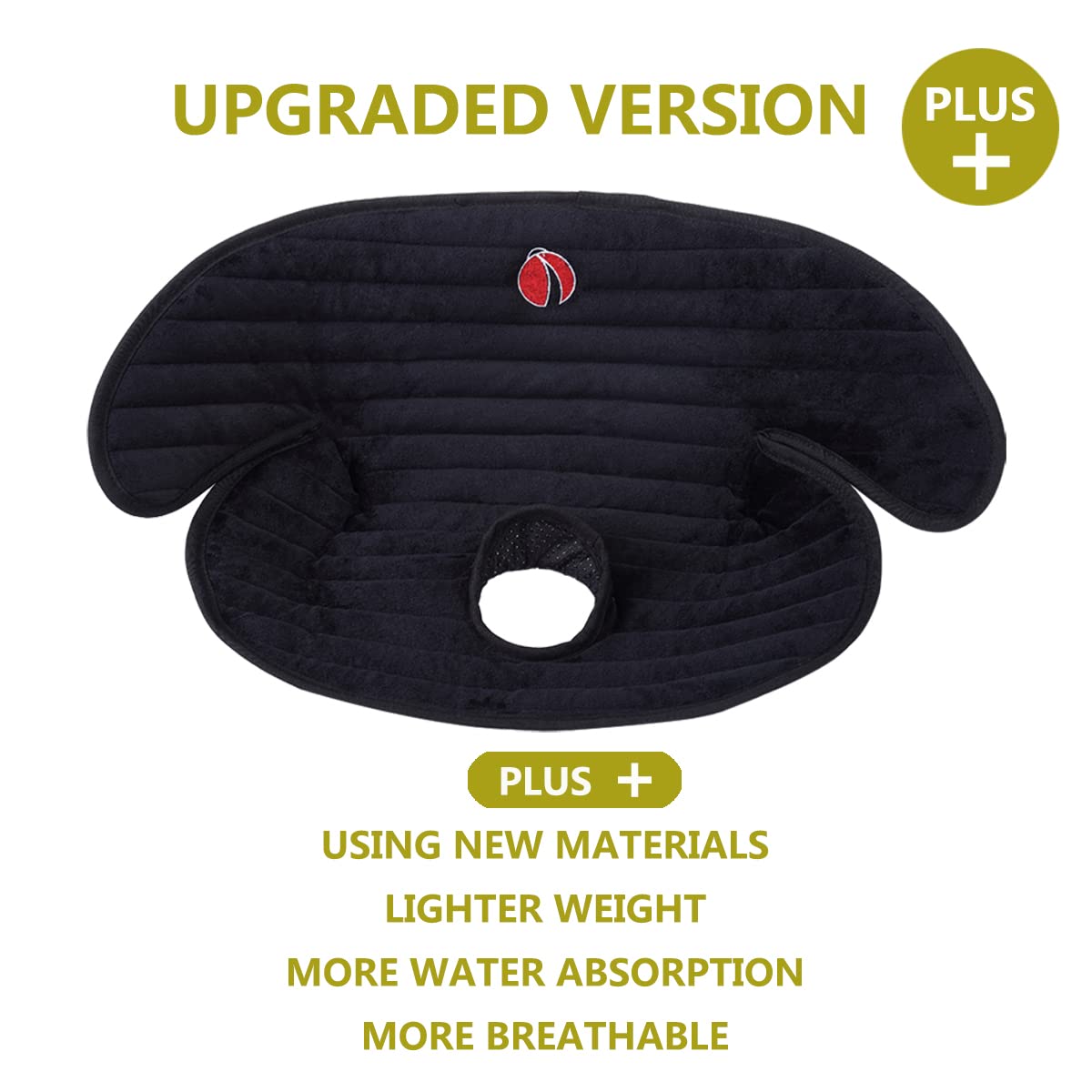 Baby Piddle Pad Car Seat Liner,Potty Training car seat Protector with Waterproof Liner for Child Safety Car Seat Stroller and Dinner Chair,Machine Wash and Dry (Plus-Grey)