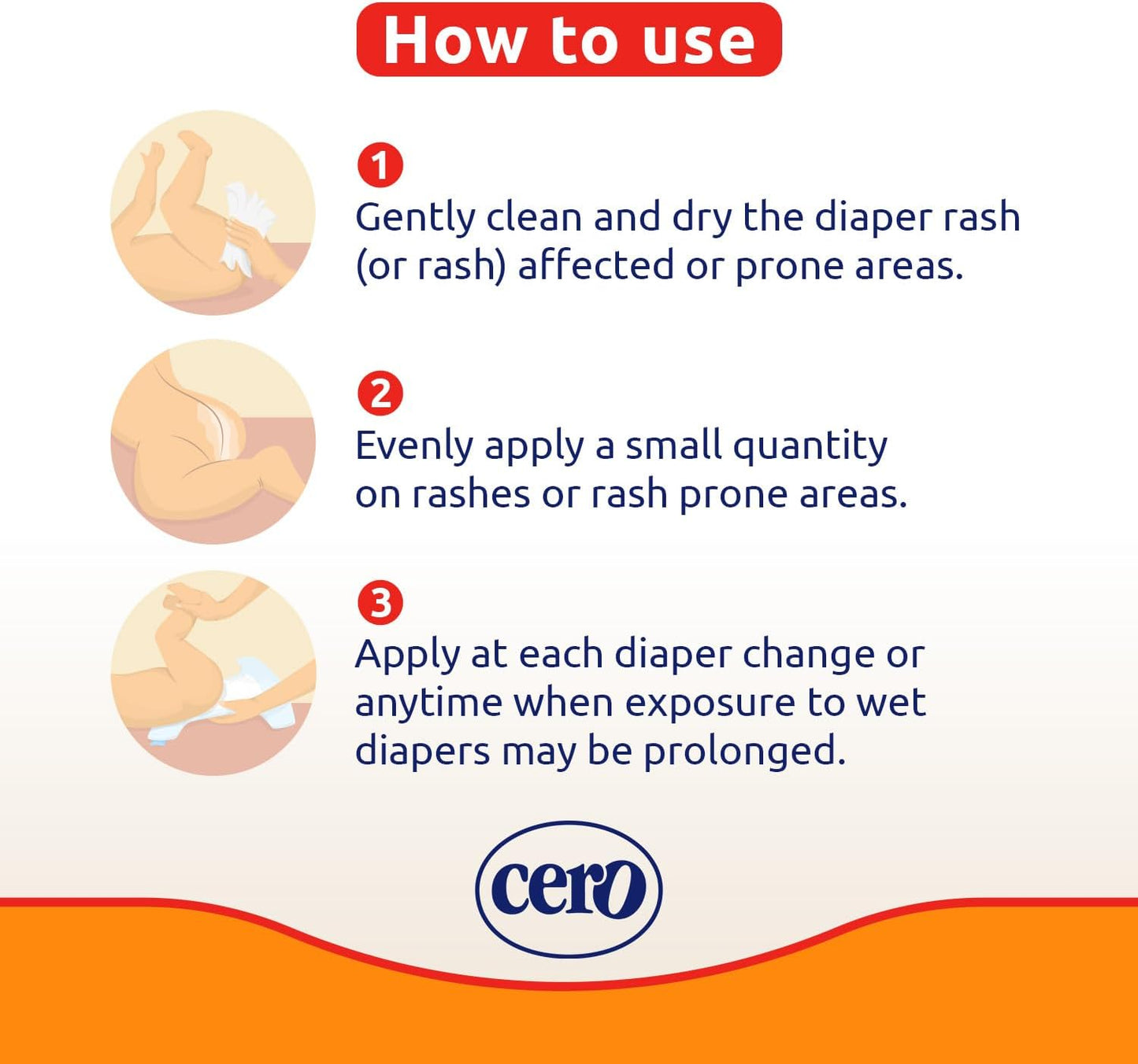 Crema Cero Diaper Rash Cream for Baby with Zinc Oxide and Calendula – High-Strength Diaper Cream for Quick Relief and Protection – Hydrating and Soothing Baby Balm – Calendula 8.5 oz