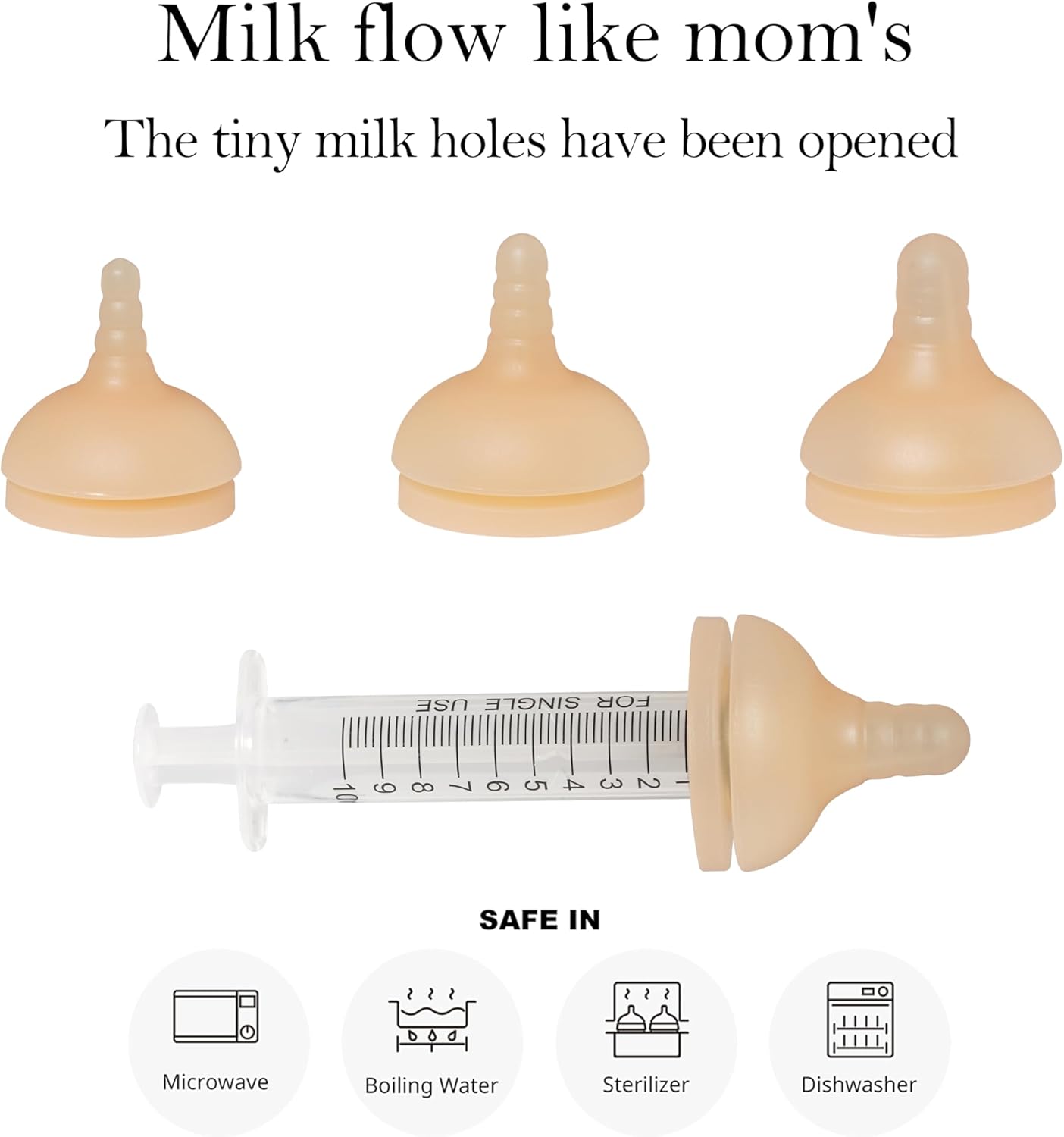 Doggiema Puppy Bottles,Silicone Feeding Nipple and Syringes for All Breed of Puppies and Other Animals Dongdong pet