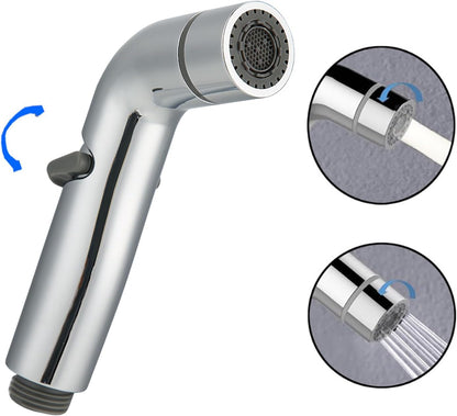 GOTOTOP Bidet Sprayer for Toilet - Handheld Muslim Shower Kit with Adjustable Jet Spray, Cloth Diaper Sprayer Set & Toilet Bidet Attachment