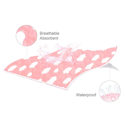 Pack and Play Sheets Mattress Pad Protector Fitted Waterproof Playard Mattress Cover, Compatible with Graco Pack n Play & Dream On Me & Pamo Babe, Playpen/Playard Sheet Quilted, Gray, 39" x 27"