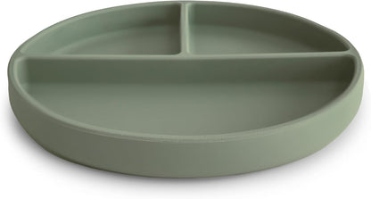 mushie Silicone Suction Plate | BPA-Free Non-Slip Design (Soft Lilac)