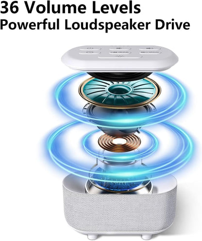 Brown Noise Sound Machine 30 Soothing Sounds White Noise Machine with 12 Night Light Colors Sleep Machine for Adults Baby Kids 36 Volume Levels Noise Canceling for Office Home Privacy