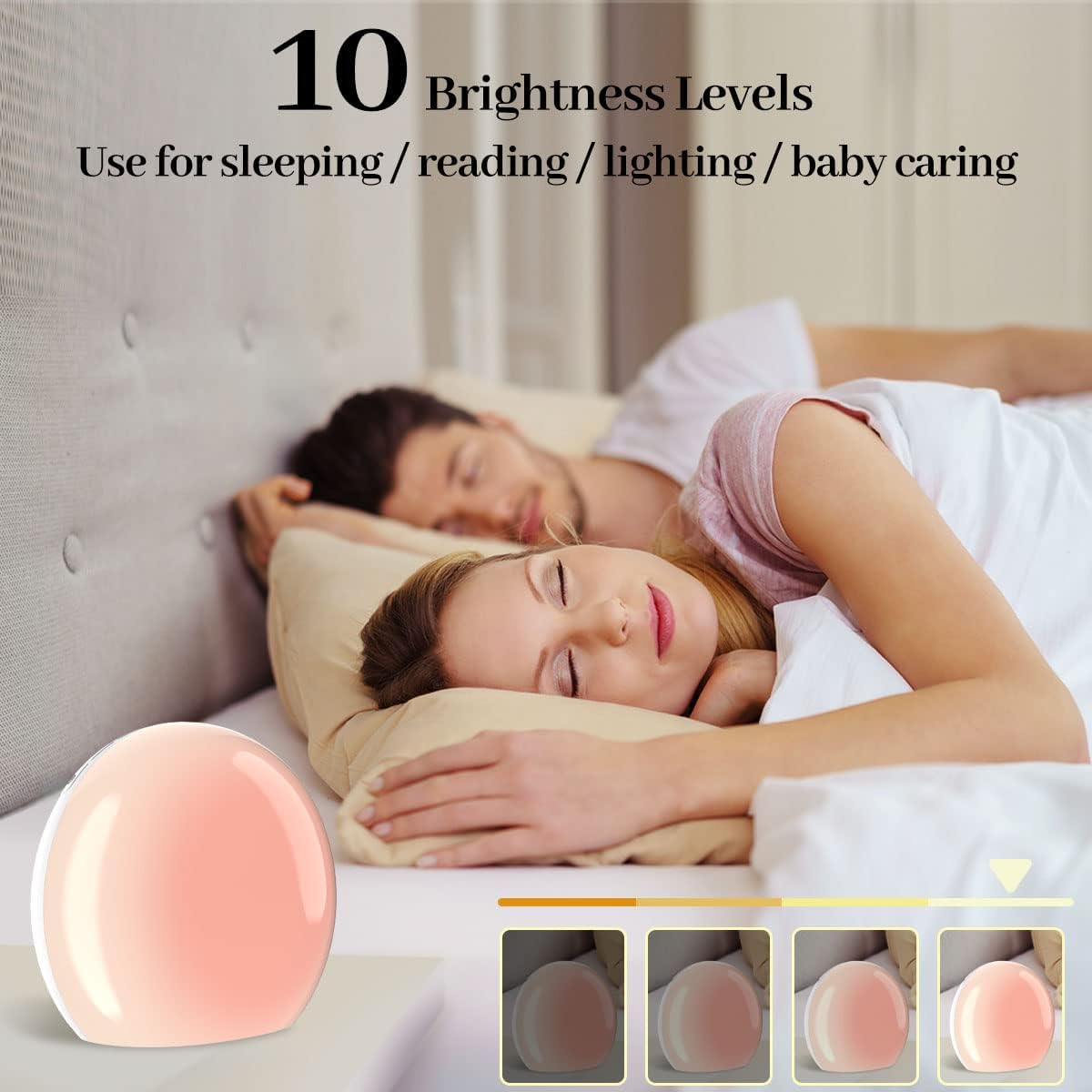 Meditation White Noise Sound Machine with 30 Soothing Sounds 12 Colors Night Light 10 Brightness Levels 32 Volume Level 4 Timers and Memory Function Sleep Machine for Baby Kids Adults (Wood Grain)