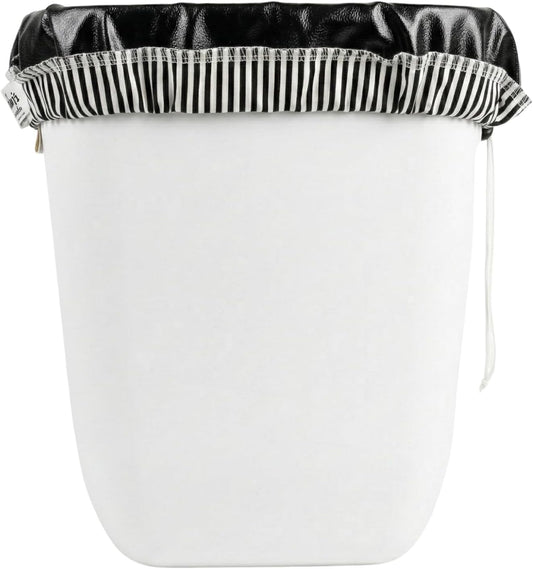 Marley's Monsters Washable Pail Liner - Reusable Water Resistant Trash & Recycling Bag with Drawstring Closure, Cotton Strap & Seamless Bottom - USA Made PUL Fabric for Kitchen, Laundry & Camping