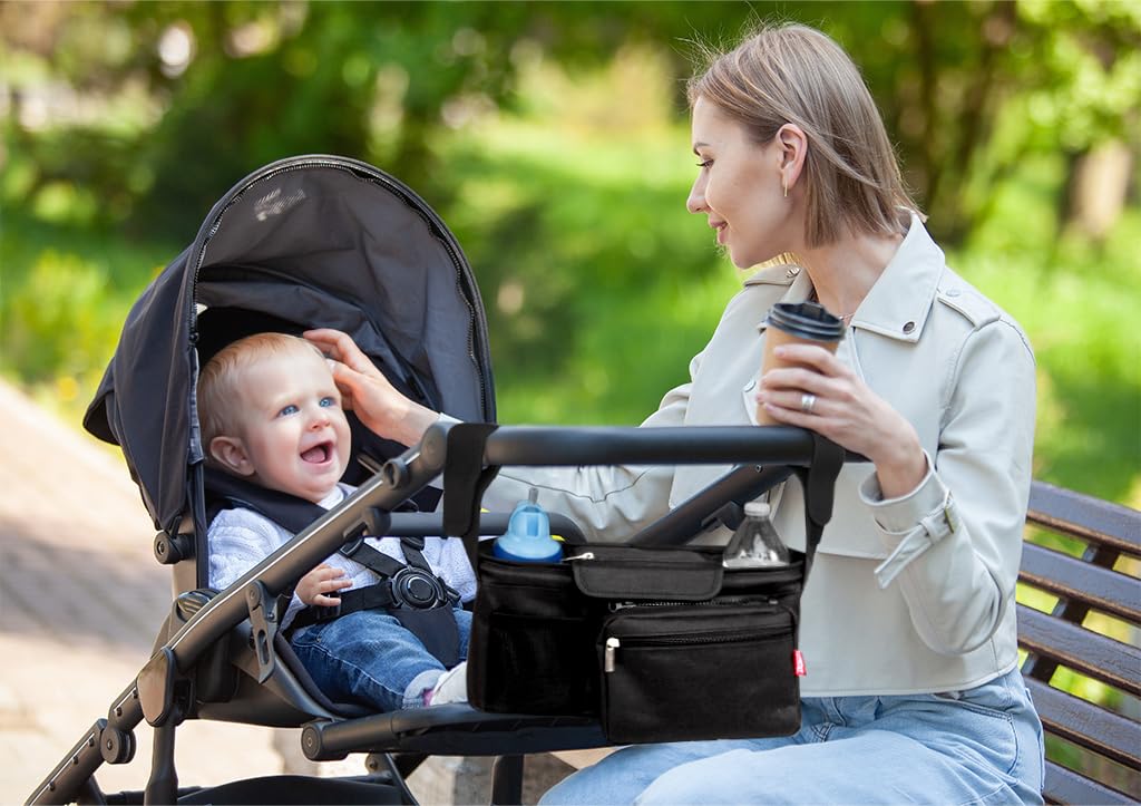 Nuby Deluxe Stroller Organizer with Removeable Pouch