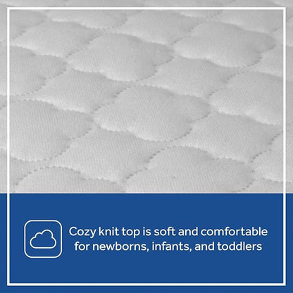 Sealy Baby Fitted Waterproof Infant Crib Mattress Protector Pad & Toddler Bed Cover,Durable and Comfortable Topper,Machine Washable-and Dryer Friendly,52x28”- White,(Pack of 6)
