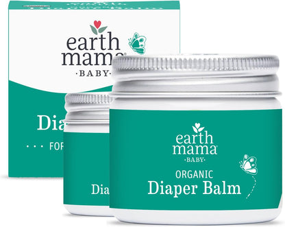 Earth Mama Organic Diaper Balm - 4 fl oz - Diaper Cream for Baby - Safe for Sensitive Skin - Baby Essentials