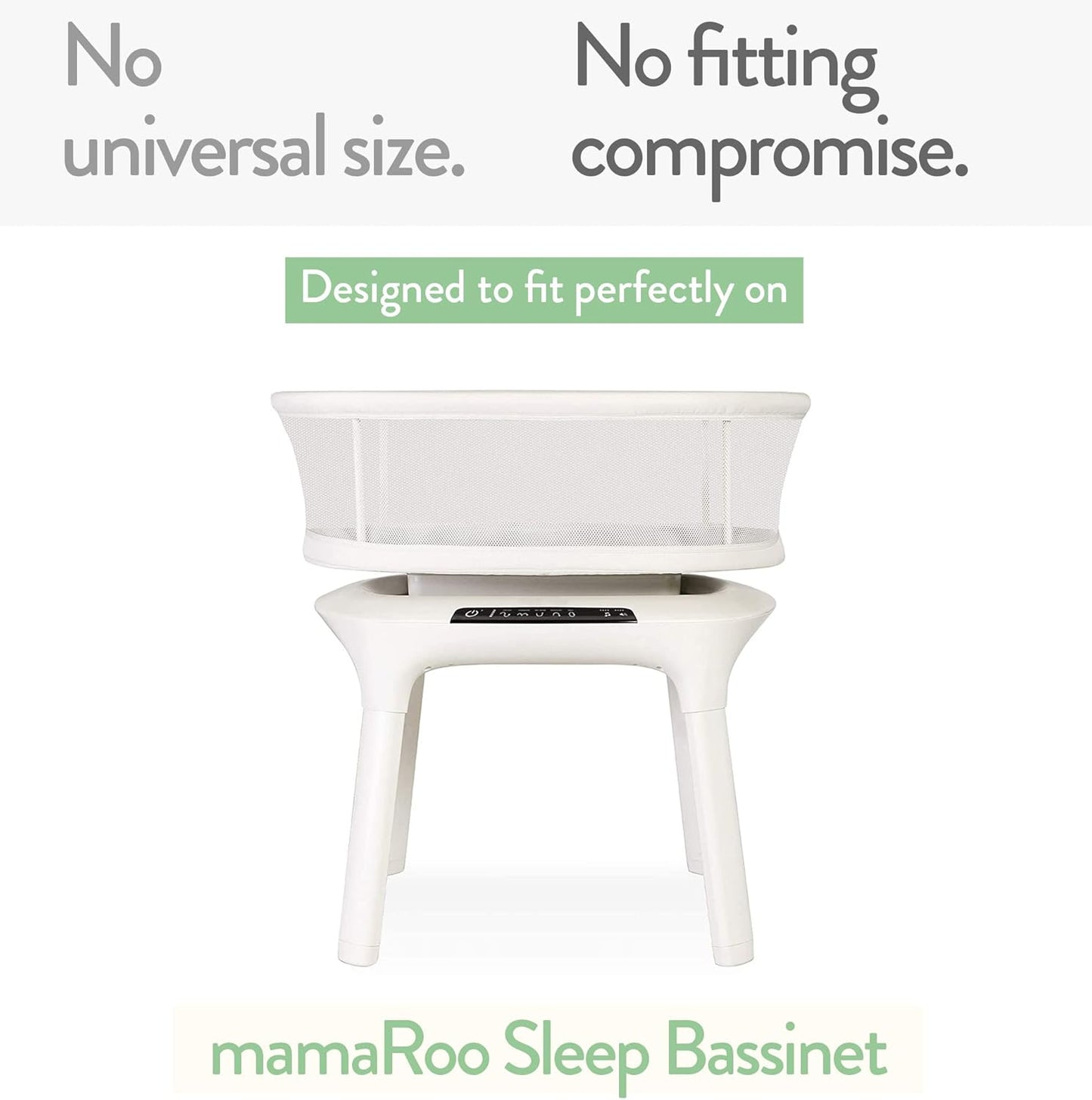 Bedside Sleeper Bassinet Sheets for 33x20 Inch Mattress Pad – Compatible with Maxi COSI Iora, Kidsclub, Angelbliss, Baby Joy, Koola Baby Bedside Bassinet – 100% Jersey Cotton – 2 Pack